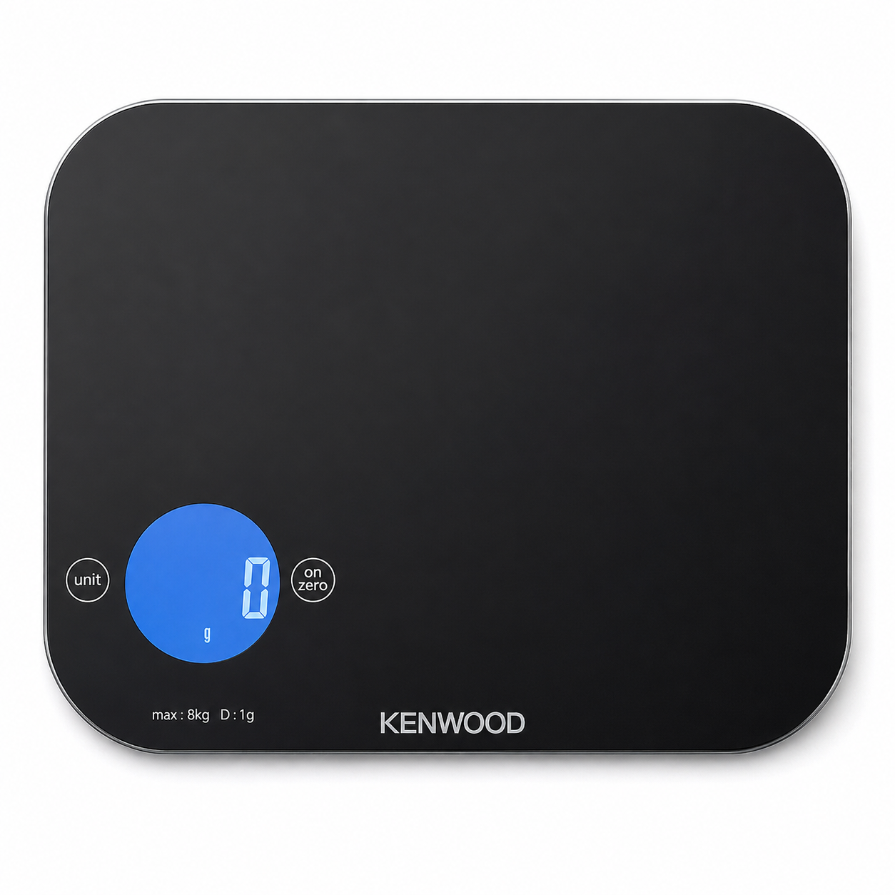 Kenwood Balance de Cuisine Numérique WEP50 – Verre Trempé Tactile, 8 kg, Noir – photo 3 – Algérie