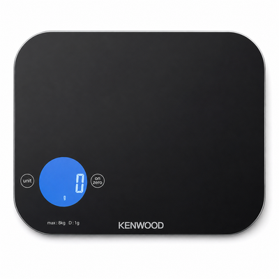 Kenwood Balance de Cuisine Numérique WEP50 – Verre Trempé Tactile, 8 kg, Noir – photo 3 – Algérie