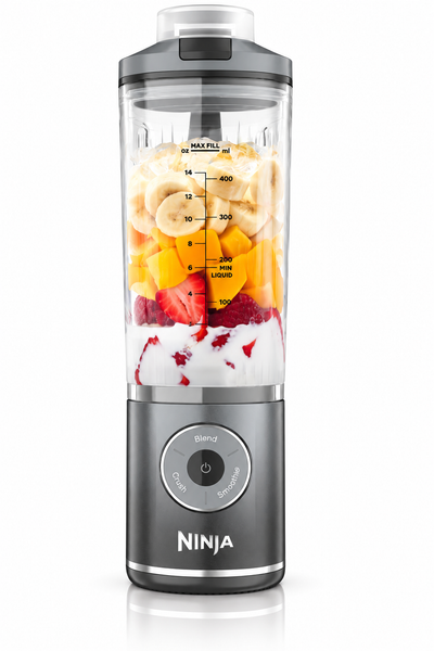 Ninja Blast Max – Blender Portable Sans Fil Rechargeable 570 ml | Auto-iQ Smoothie & Glace