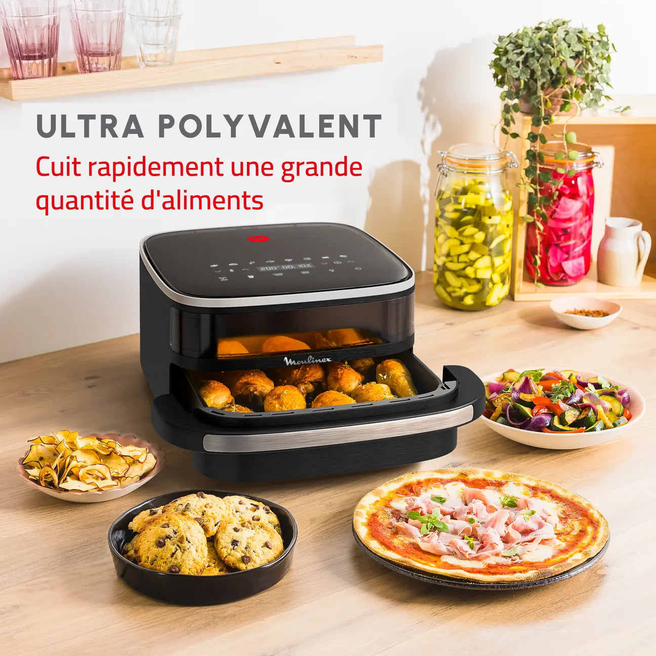 Moulinex Easy Fry XL Surface & Pizza
