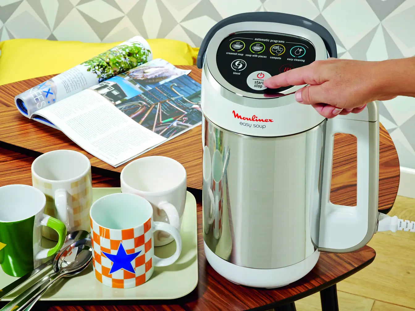 Moulinex Easy Soup lames inox haute performance