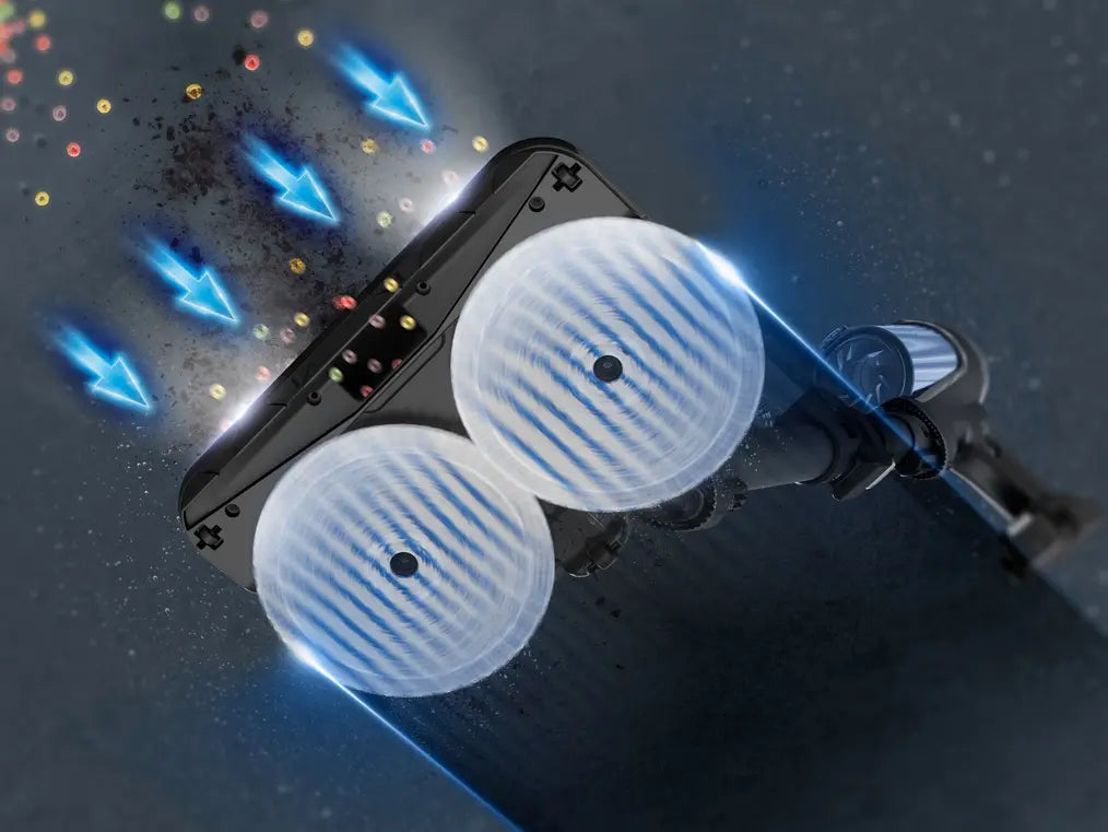 Rowenta X-Force Flex 13.60, Aspirateur balai laveur sans fil, 150 AW, 60 min, Animaux, Aqua