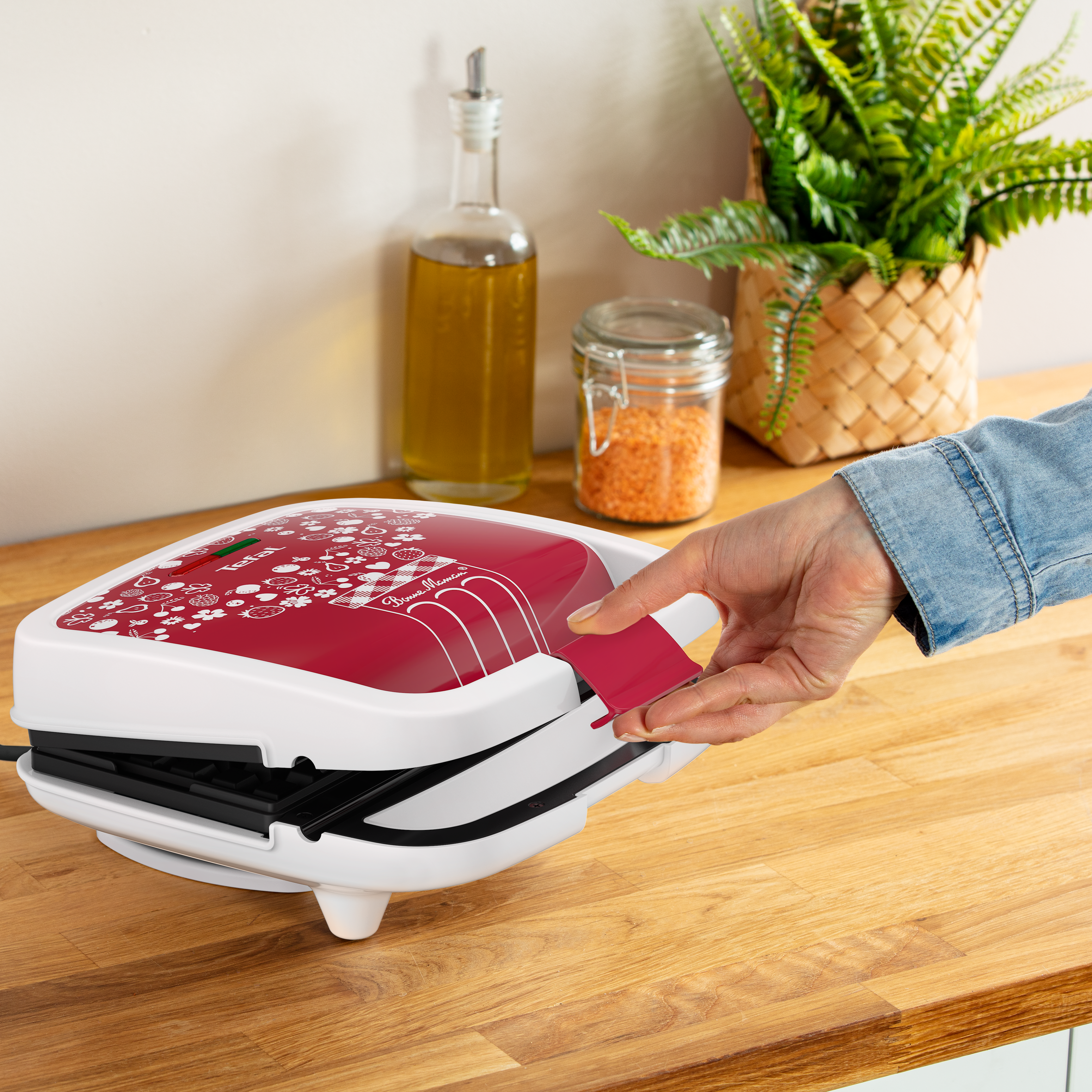 Tefal gaufrier WAFFLE TIME Bonne Maman