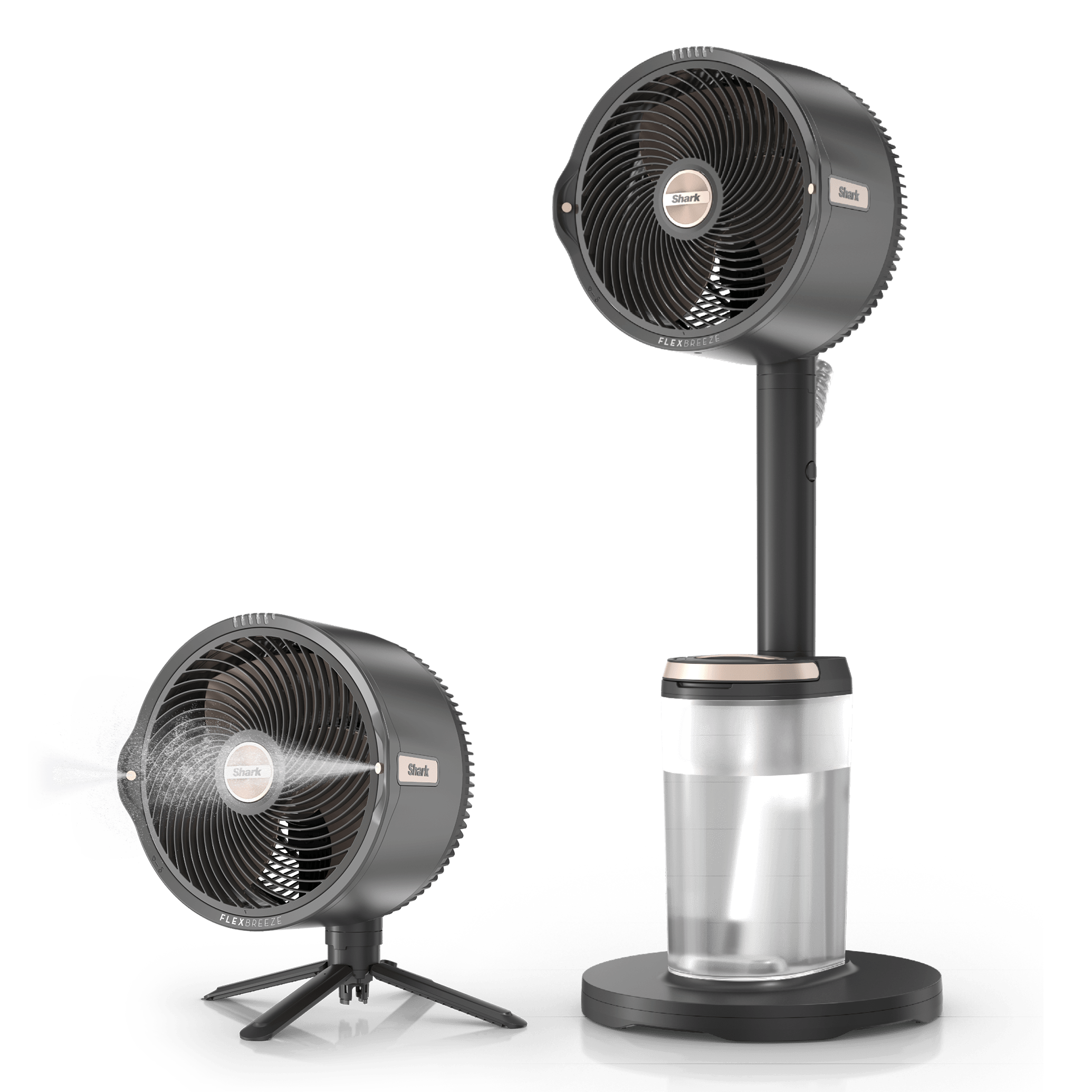 Shark FlexBreeze Pro Mist mode de table avec réservoir
