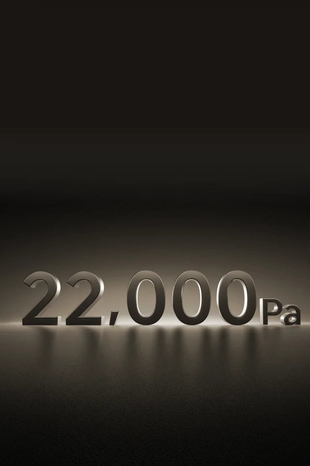 Puissance d'aspiration 22 000 Pa