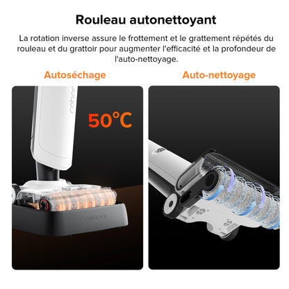 Roborock Flexi Lite – L’Aspirateur Balai Intelligent pour Nettoyage Humide et Sec