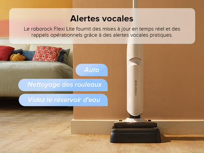 Roborock Flexi Lite – L’Aspirateur Balai Intelligent pour Nettoyage Humide et Sec