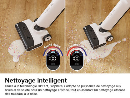 Roborock Flexi Lite – L’Aspirateur Balai Intelligent pour Nettoyage Humide et Sec