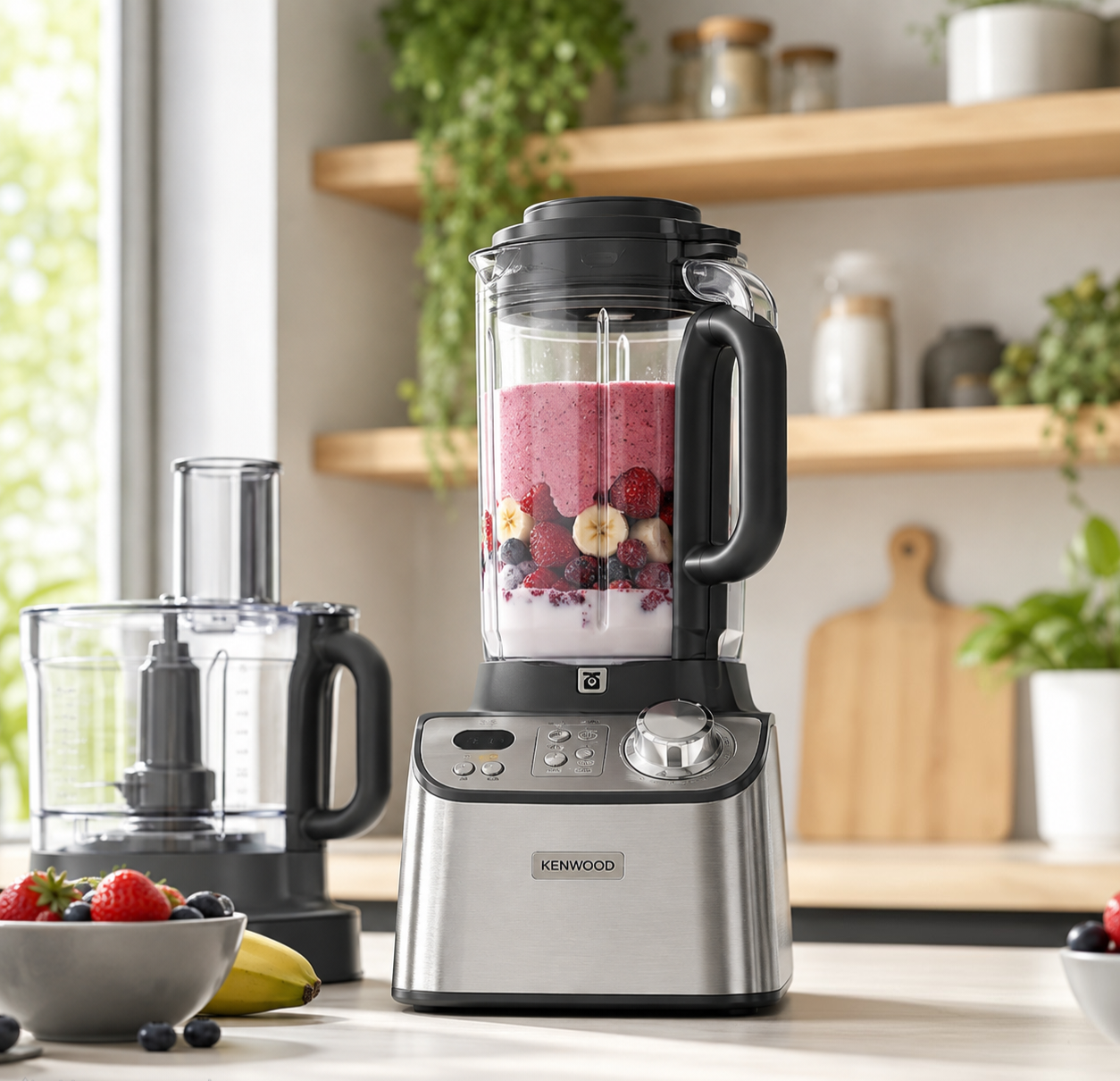 Kenwood MultiPro OneTouch – Robot Multifonction & Blender 1000W, Balance Integree (FDM73.980SS) – photo 5 – Algérie