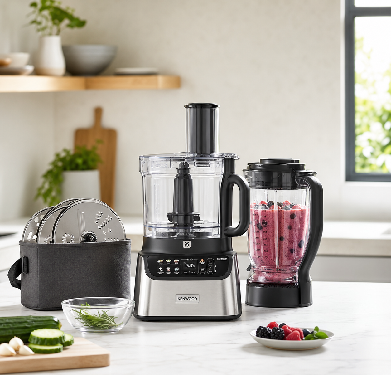 Kenwood MultiPro OneTouch – Robot Multifonction & Blender 1000W, Balance Integree (FDM73.980SS) – photo 6 – Algérie