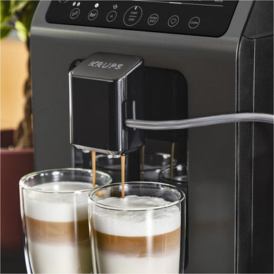 Machine à Café Krups Evidence EA89Z – Expresso Automatique avec Broyeur & One-Touch Cappuccino
