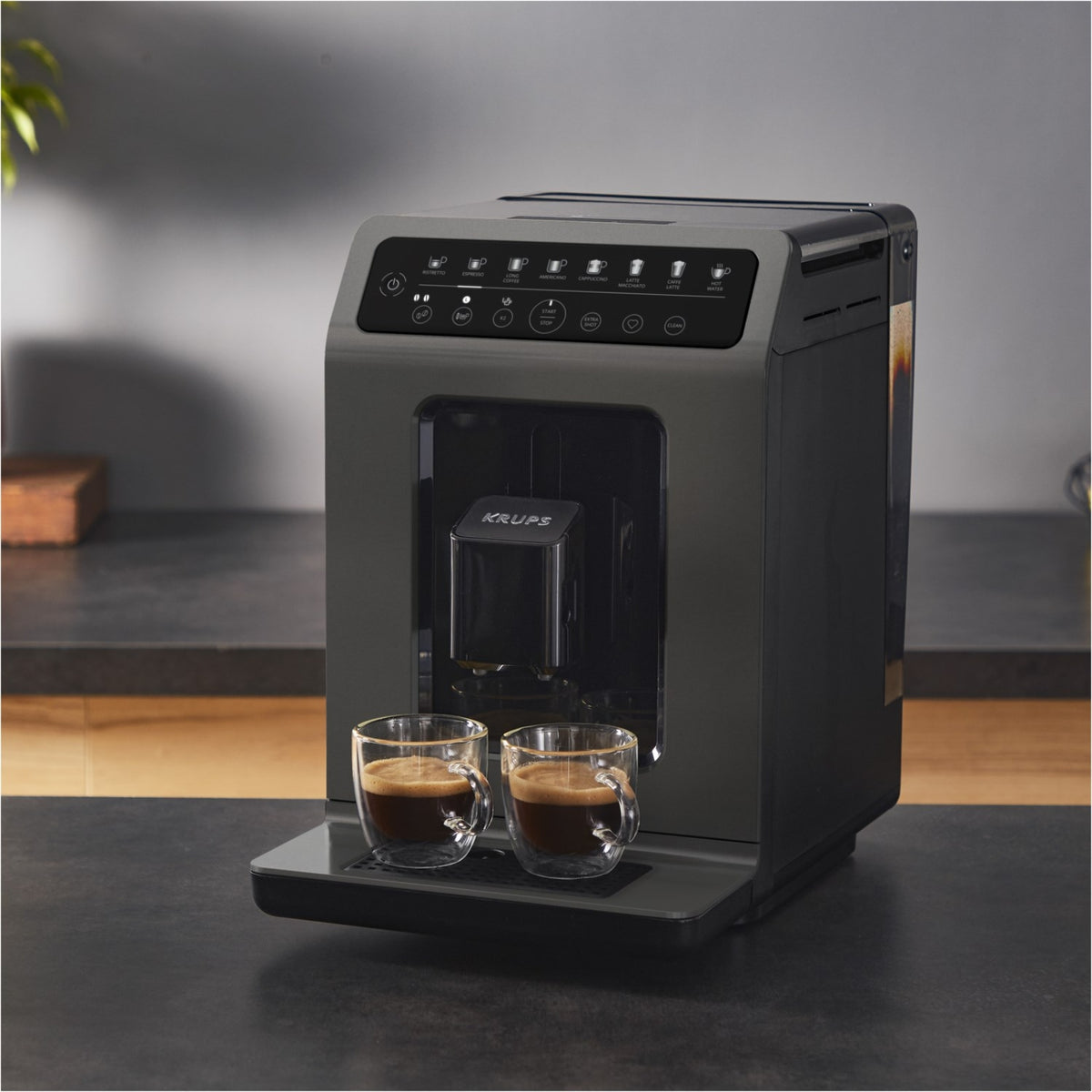 Machine à Café Krups Evidence EA89Z – Expresso Automatique avec Broyeur & One-Touch Cappuccino
