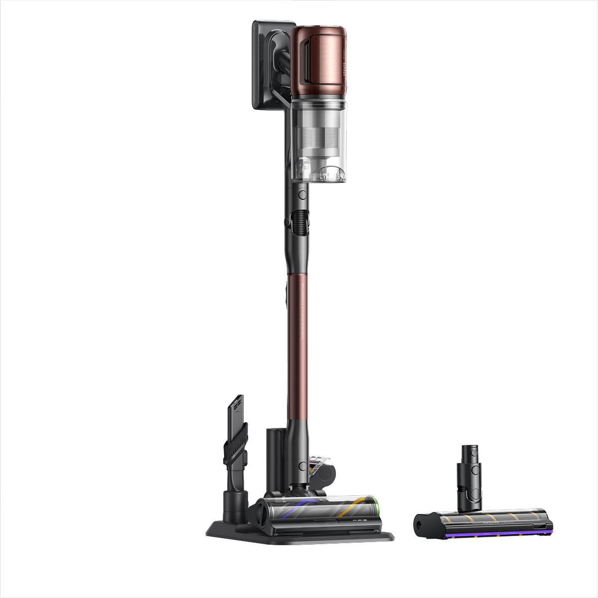 Dreame V30 sur sa base de charge