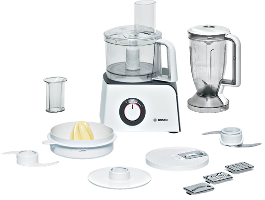 Bosch Robot culinaire MCM4 Styline 800 W Blanc, Noir, blanc