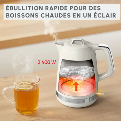 Moulinex Bouilloire, Soleil, 1,7 L, Indicateur de température, Ivoire