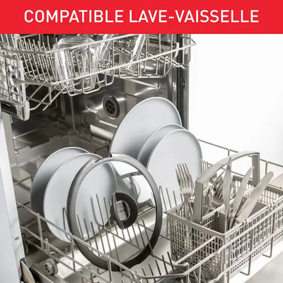 Tefal Ingenio Couvercles en verre 22/24 cm