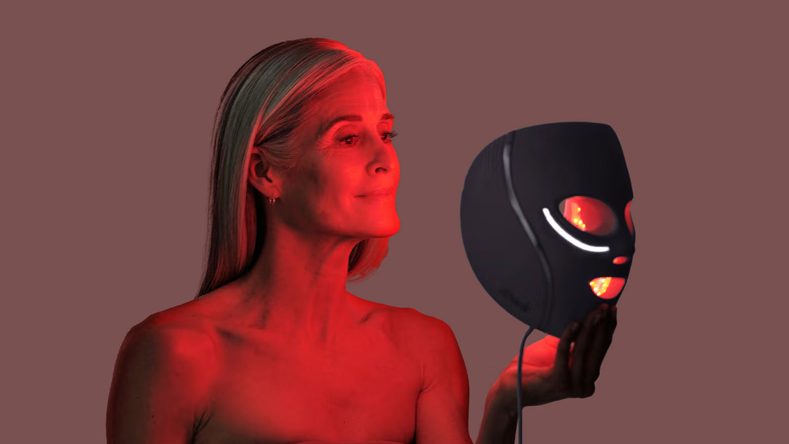 Shark Masque LED Visage Universel – Technologie Dermatologique à Domicile