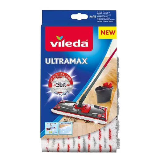 Vileda Recharge Turbo 2-en-1 – Serpillière Microfibre