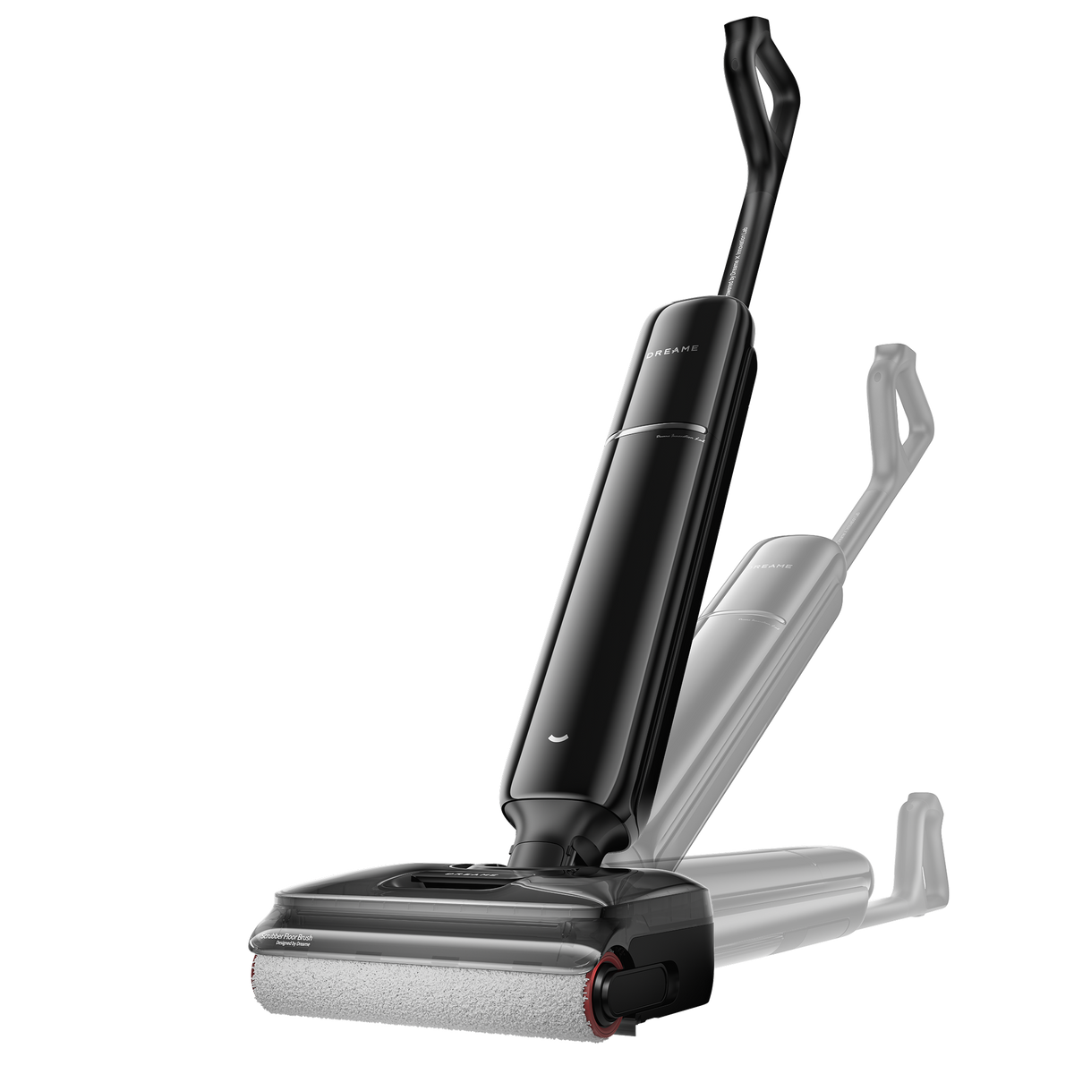 Dreame T12 Pro-A se couche à plat à 180° pour laver sous les meubles