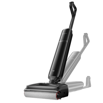 Dreame T12 Pro-A se couche à plat à 180° pour laver sous les meubles