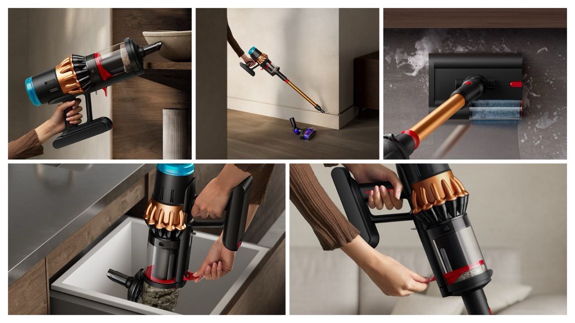 Dyson V16 – Accessoires et tête All Floors