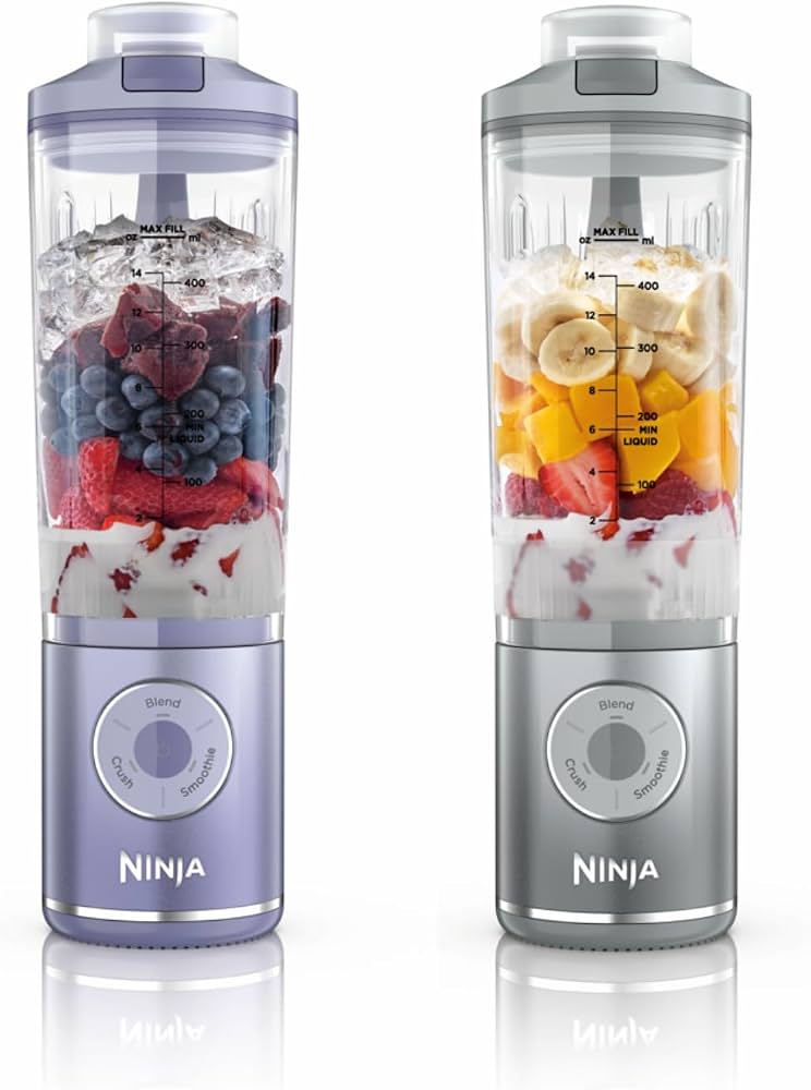 Ninja Blast Max pack de 2 — blenders portables lavande et argent — Algérie