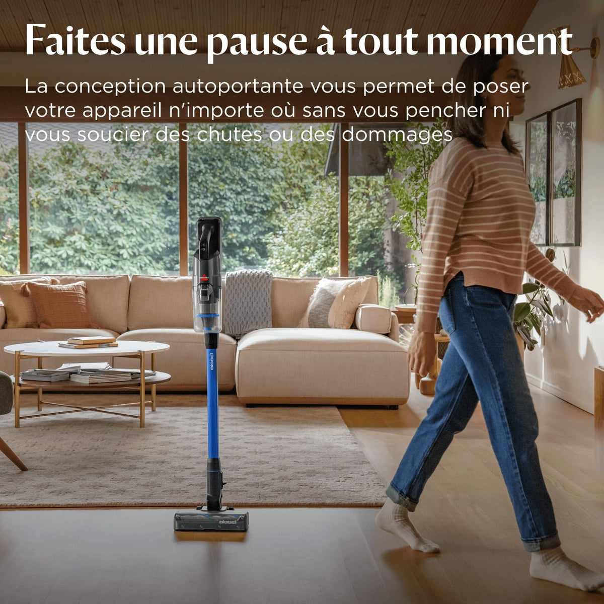 Bissell PowerClean FurFinder autoportant, il tient debout tout seul