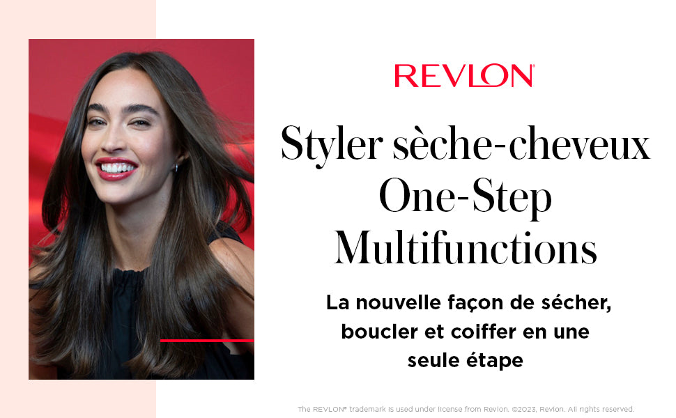 REVLON Brosse coiffante multi-usages One-Step de REVLON - 3-EN-1