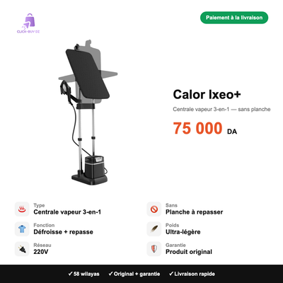 Calor Ixeo+ — spécifications