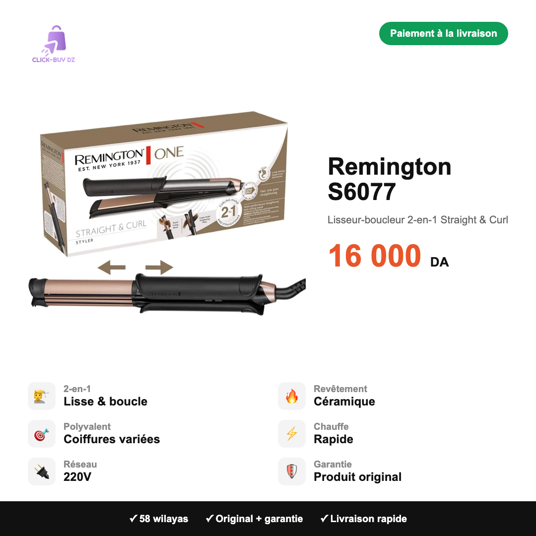 Remington S6077 — spécifications