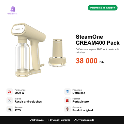 SteamOne CREAM400 Pack — spécifications