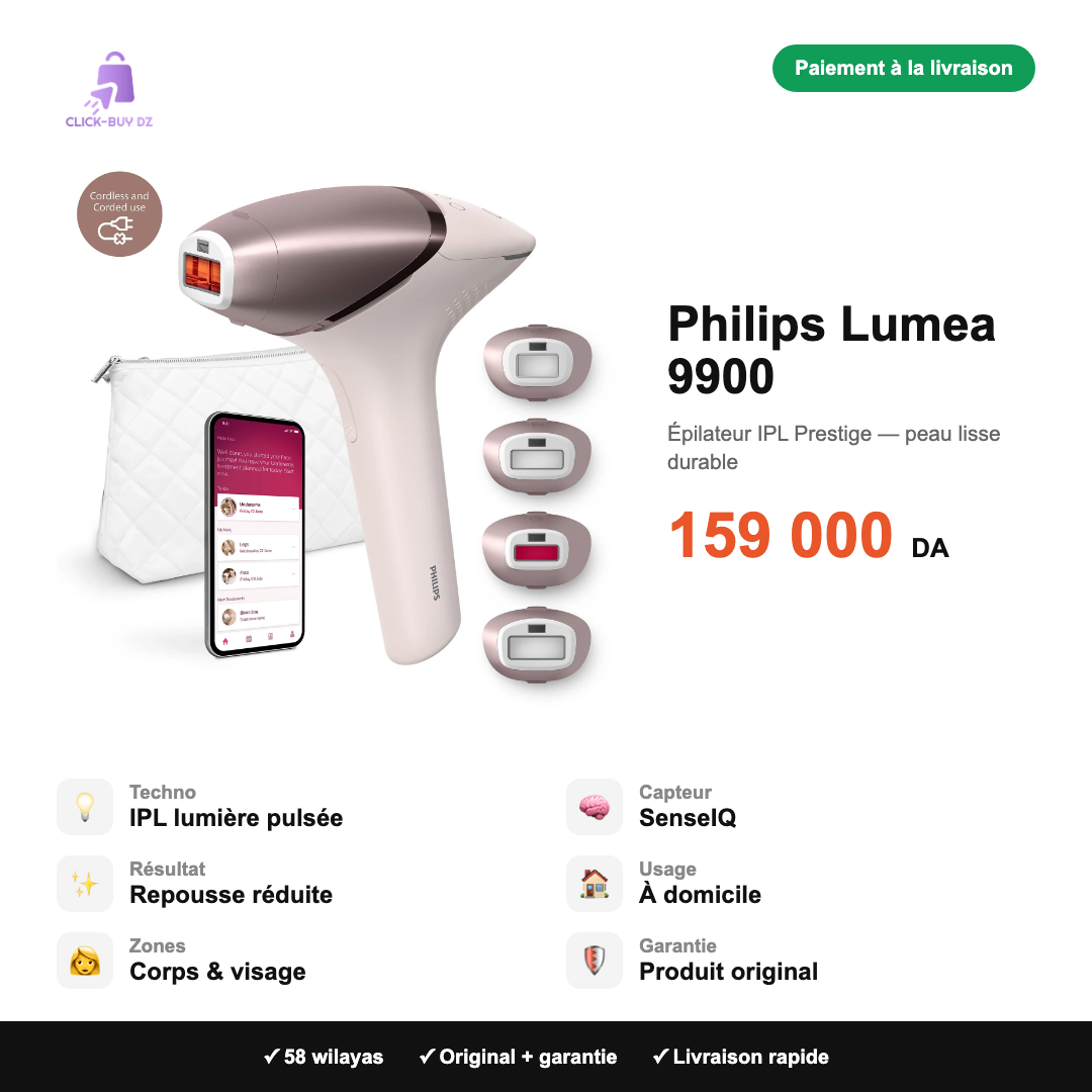 Philips Lumea 9900 — spécifications