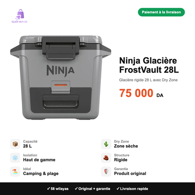 Ninja Glacière FrostVault 28L — spécifications