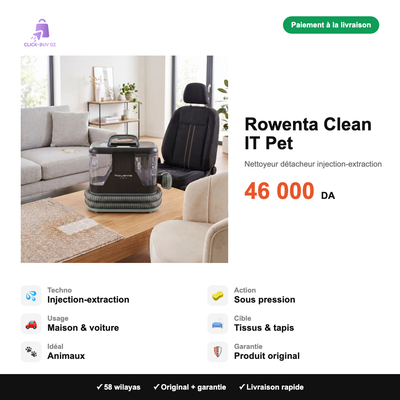 Rowenta Clean IT Pet — spécifications