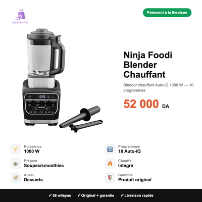 Ninja Foodi Blender Chauffant — spécifications