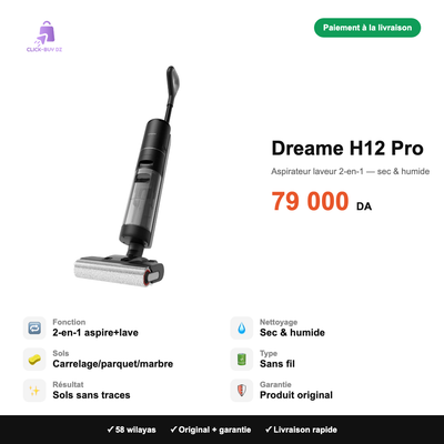 Dreame H12 Pro — spécifications