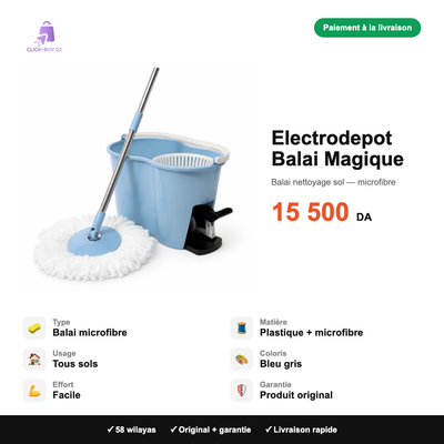 Electrodepot Balai Magique — spécifications