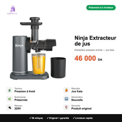 Ninja Extracteur de jus — spécifications