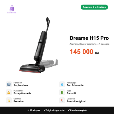 Dreame H15 Pro — spécifications