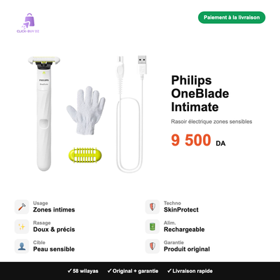 Philips OneBlade Intimate — spécifications