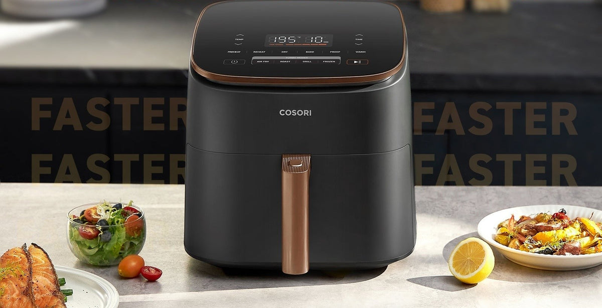 Cosori TurboBlaze™ Chef Edition 6 L sur le plan de travail d'une cuisine