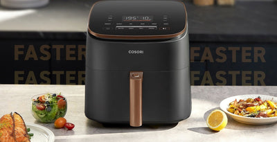 Cosori TurboBlaze™ Chef Edition 6 L sur le plan de travail d'une cuisine