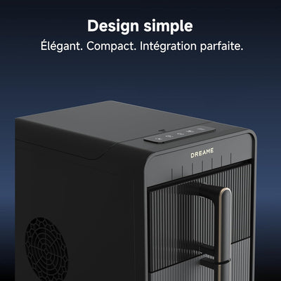 Design compact et élégant de la machine à glaçons Dreame Aura Bullet IB-50