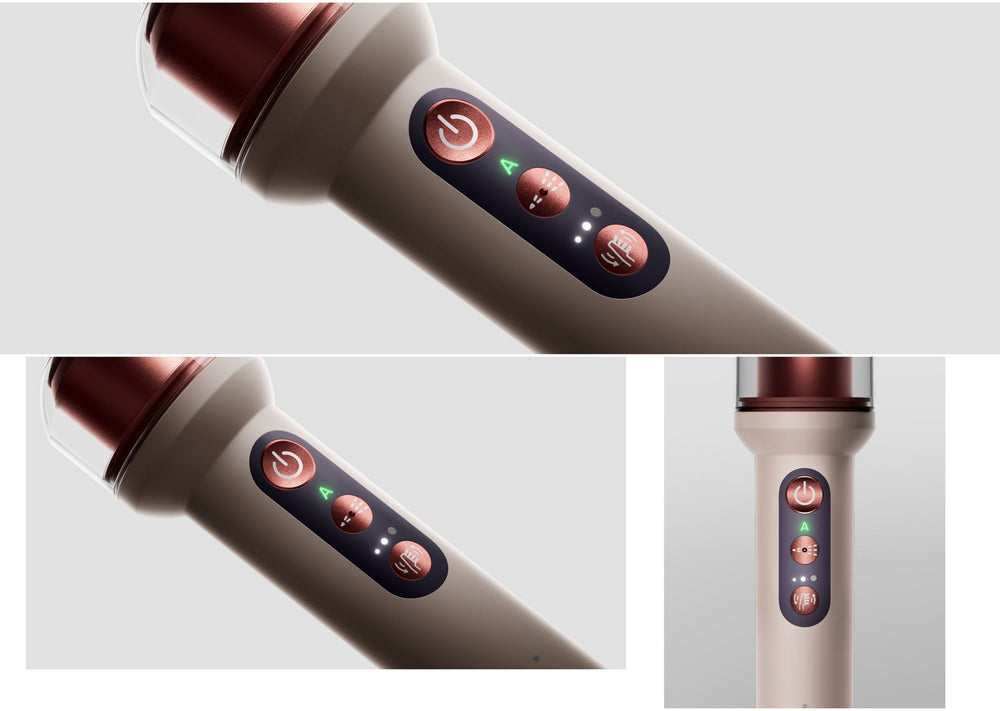 Boutons et retour haptique de la Dyson CameraJet Rose céramique