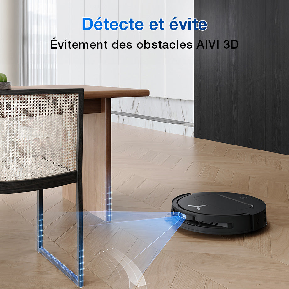 Évitement des obstacles AIVI 3D – robot aspirateur laveur Ecovacs Deebot T50 Omni Gen2
