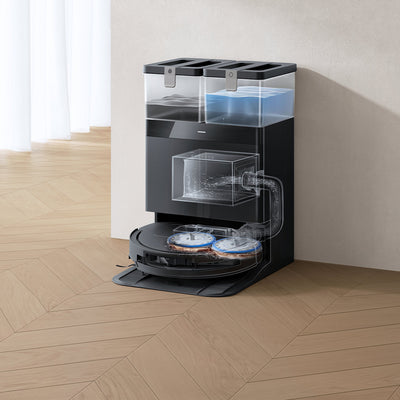 Ecovacs Deebot T50 Omni Gen2 noir – robot aspirateur laveur 21 000 Pa avec station OMNI 10-en-1, Algérie