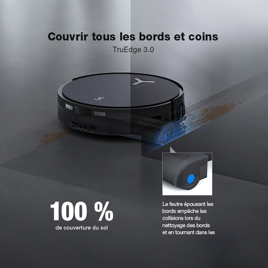 Ecovacs Deebot X12 OmniCyclone aspirateur robot laveur noir 22 000 Pa FocusJet station OMNI Algérie