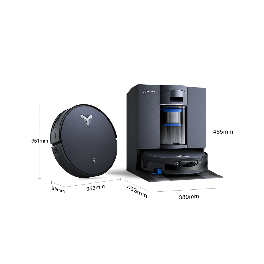 Ecovacs Deebot X12 OmniCyclone aspirateur robot laveur noir 22 000 Pa FocusJet station OMNI Algérie