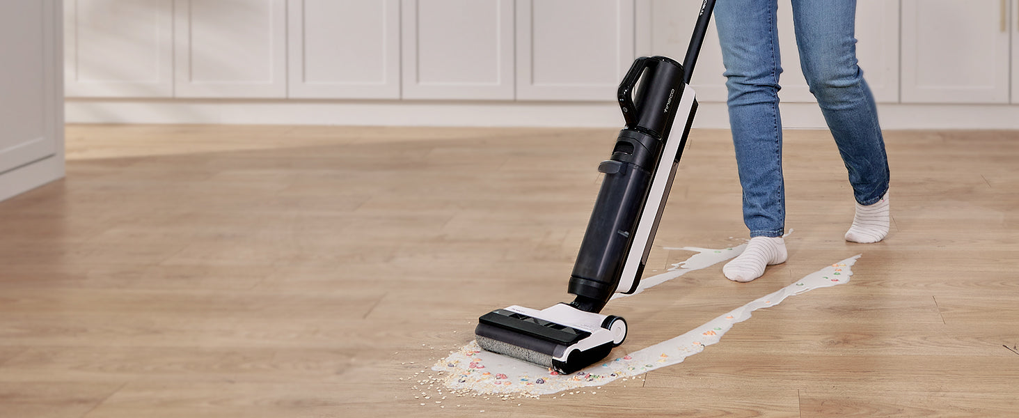 Tineco Floor One S5 Combo Plus Aspirateur et Laveur Sec et Humide sans Fil Intelligent