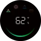 Vert : saleté légère